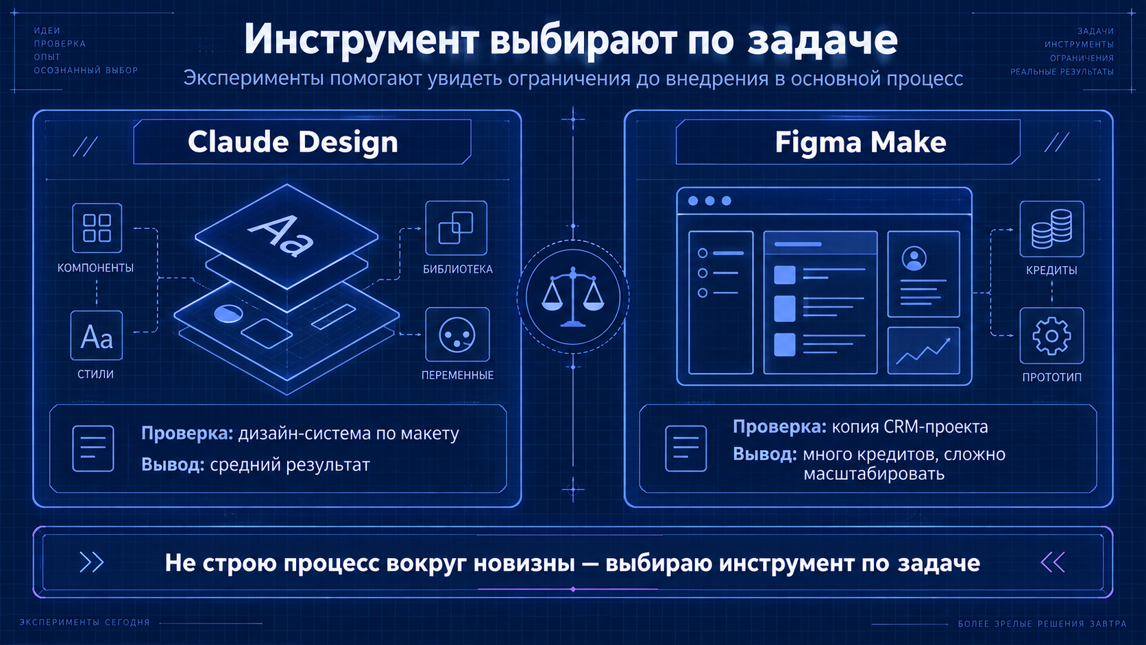 Оценка инструментов Claude Design и Figma Make